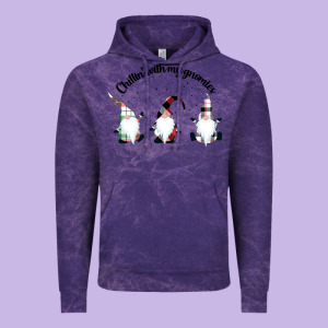 Chillin' With My Gnomies For Light Vintage Hoodie Designed By Artisfamous