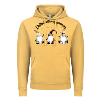 Vintage Mustard chillin' with my gnomies for light Vintage Hoodie - artisFamous