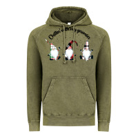 Vintage Olive chillin' with my gnomies for light Vintage Hoodie - artisFamous