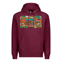 Burgundy mama's girl sippy cup Premium Hoodie - Artiststas