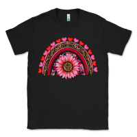Black valentine's day sunflower rainbow Classic Tee - RanaPortraitStore