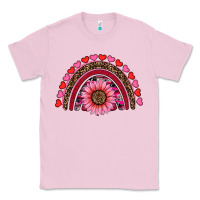 Bubblegum Pink valentine's day sunflower rainbow Classic Tee - RanaPortraitStore