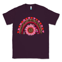 Plum valentine's day sunflower rainbow Classic Tee - RanaPortraitStore