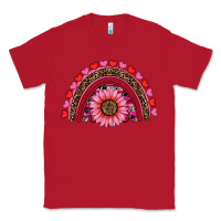 Red valentine's day sunflower rainbow Classic Tee - RanaPortraitStore