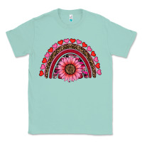 Seafoam valentine's day sunflower rainbow Classic Tee - RanaPortraitStore