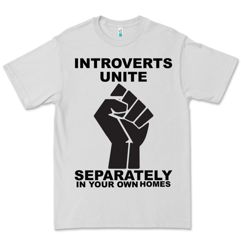 Introverts Unite Seperately In Your Own Homes Premium Tee by Bettercallsaul | Teevron
