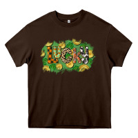 Chocolate Brown Western lucky St. Patrick's Day Heavy Core Tee - CowGirlArtShop