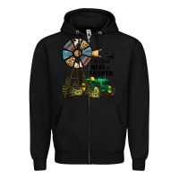 Black So God Made a Farmer Zipper Hoodie - JahusDesignShop