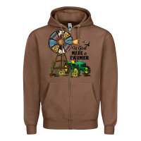 Chestnut So God Made a Farmer Zipper Hoodie - JahusDesignShop