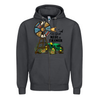 Smoke So God Made a Farmer Zipper Hoodie - JahusDesignShop