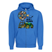 True Royal So God Made a Farmer Zipper Hoodie - JahusDesignShop
