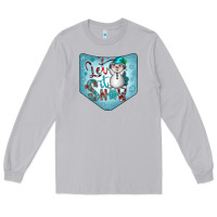 Moon Dust Christmas Pocket Long Sleeve Tee - CowhideDigitalArt