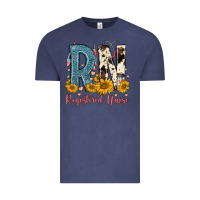 Vintage Denim rn registered nurse Vintage Tee - FaDigitalArtStudio