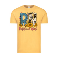 Vintage Mustard rn registered nurse Vintage Tee - FaDigitalArtStudio
