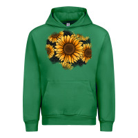 Emerald sunflower patch Urban Hoodie - Jasminsmagicworld