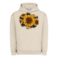 Pigment French Oak sunflower patch Urban Hoodie - Jasminsmagicworld