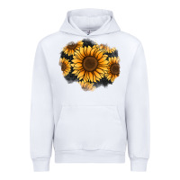 White sunflower patch Urban Hoodie - Jasminsmagicworld