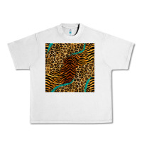 Lunar Rock safari animals turquoise glitter seamless pattern Urban Heavy Tee - BundleAndBundleShop