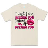 Bone I wish i was kissing you instead of missing you Premium Tee - FaDigitalArtStudio
