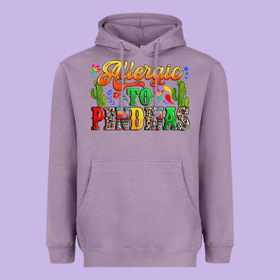 Allergic To Pendejas Heavyweight Hoodie Designed By Ranaportraitstore