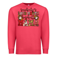 Cardinal somebody's loud mouth baseball mama Premium Sweatshirt - Jasminsmagicworld