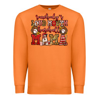 Carrot somebody's loud mouth baseball mama Premium Sweatshirt - Jasminsmagicworld