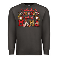 Smoke somebody's loud mouth baseball mama Premium Sweatshirt - Jasminsmagicworld