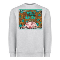 Whats Shakin Bacon Baby Pig Heavyweight Sweatshirt | Teevron