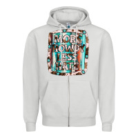 Dove Grey more howdy less hate Zipper Hoodie - JahusDesignShop