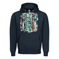 Navy more howdy less hate Zipper Hoodie - JahusDesignShop