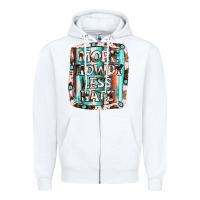White more howdy less hate Zipper Hoodie - JahusDesignShop