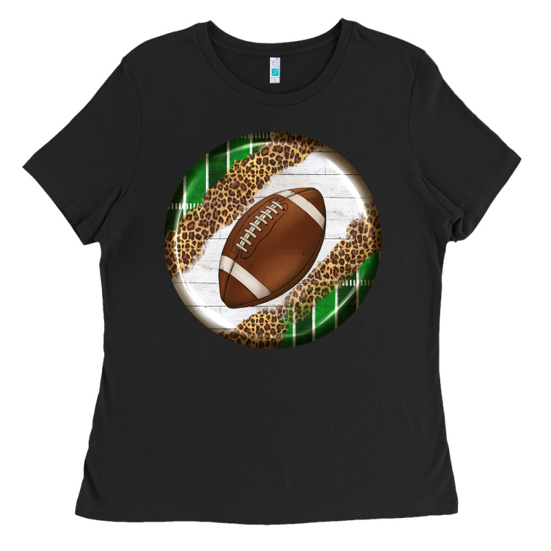 American Football Round Carrings 2 Ladies Tee by BundleAndBundleShop | Teevron