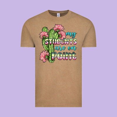 My Students Are On Point Vintage Tee Designed By Bundleandbundleshop