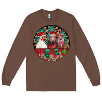 Chestnut Chickens Long Sleeve Tee - CowhideDigitalArt