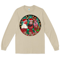 Mushroom Chickens Long Sleeve Tee - CowhideDigitalArt