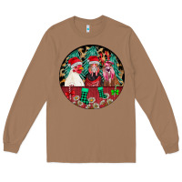 Toasted Coconut Chickens Long Sleeve Tee - CowhideDigitalArt