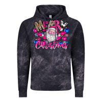 Cloud Black merry Christmas santa Vintage Hoodie - CowhideDigitalArt