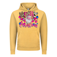 Vintage Mustard merry Christmas santa Vintage Hoodie - CowhideDigitalArt