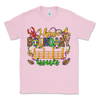 Bubblegum Pink ı have boundary issues mardi gras olivia Classic Tee - OliviaCreatesArt
