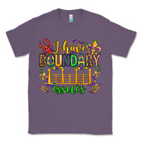 Lavender ı have boundary issues mardi gras olivia Classic Tee - OliviaCreatesArt