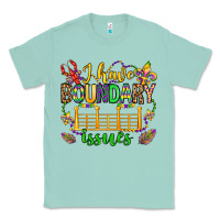 Seafoam ı have boundary issues mardi gras olivia Classic Tee - OliviaCreatesArt