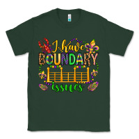 Sports Green ı have boundary issues mardi gras olivia Classic Tee - OliviaCreatesArt