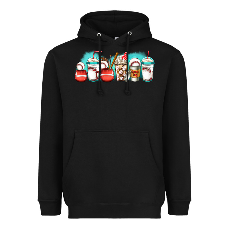 Baseball Coffee Cups Libbey Glass Heavyweight Hoodie by Jasminsmagicworld | Teevron