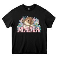 Black Easter Bunny Mama  mother's day Heavy Core Tee - HowdyJamesFarm
