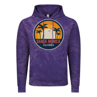 Cloud Purple santa monica california Vintage Hoodie - artisFamous