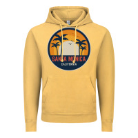 Vintage Mustard santa monica california Vintage Hoodie - artisFamous