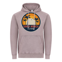 Santa Monica California Vintage Hoodie | Teevron