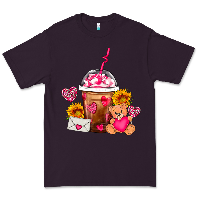 Valentines Day Frappe Coffee Premium Tee by FaDigitalArtStudio | Teevron
