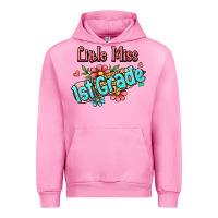 Fuchsia Pink little miss first grade Urban Hoodie - Jasminsmagicworld