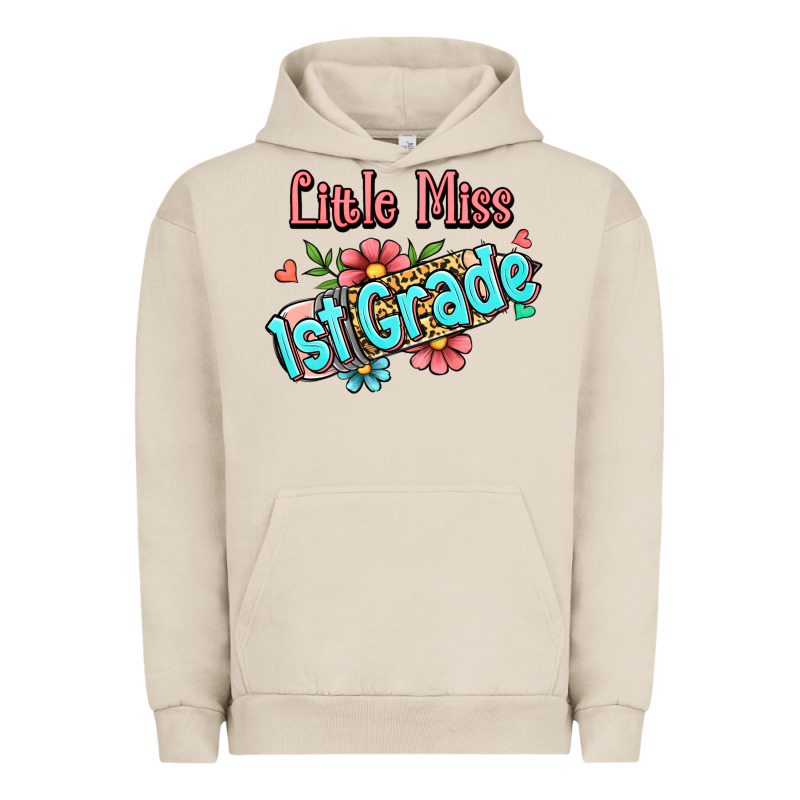 Little Miss First Grade Urban Hoodie by Jasminsmagicworld | Teevron